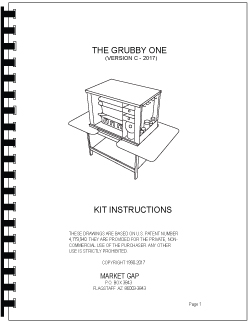 Grubby One Kit instruction book.