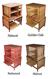 Chuck Box stain options.