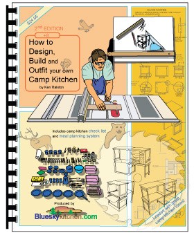 DEsign, Build and outfit camp kitchen book cover 